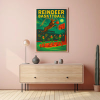 Reindeer Basketball Extravaganza Poster