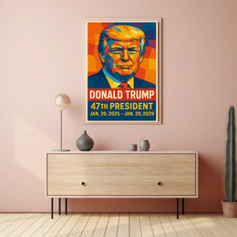 Donald Trump 47th President Poster