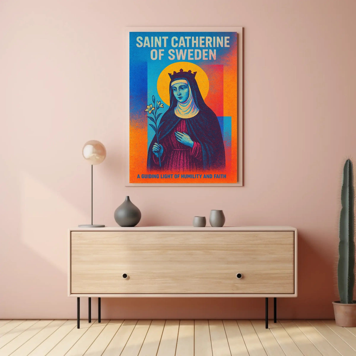 Saint Catherine of Sweden Poster
