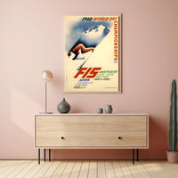 1950 World Ski Championships Vintage Poster Art PosterGoat