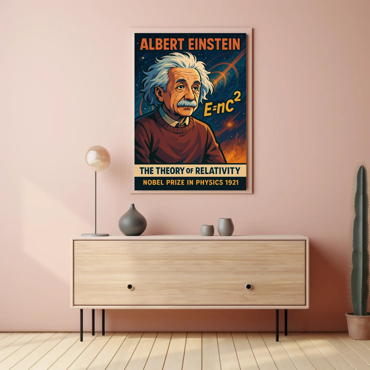 Albert Einstein The Theory Of Poster