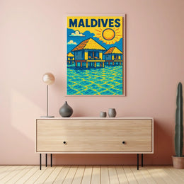 Maldives Paradise Poster