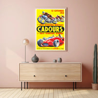 Cadours International Racing Event 1954 Poster