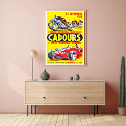 Cadours International Racing Event 1954 Poster