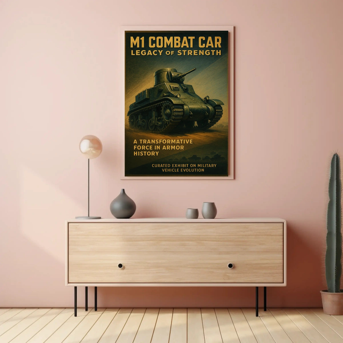 M1 Combat Car Legacy Of Strength Poster