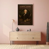 Andrew Adams Legacy of a Founding Father Poster