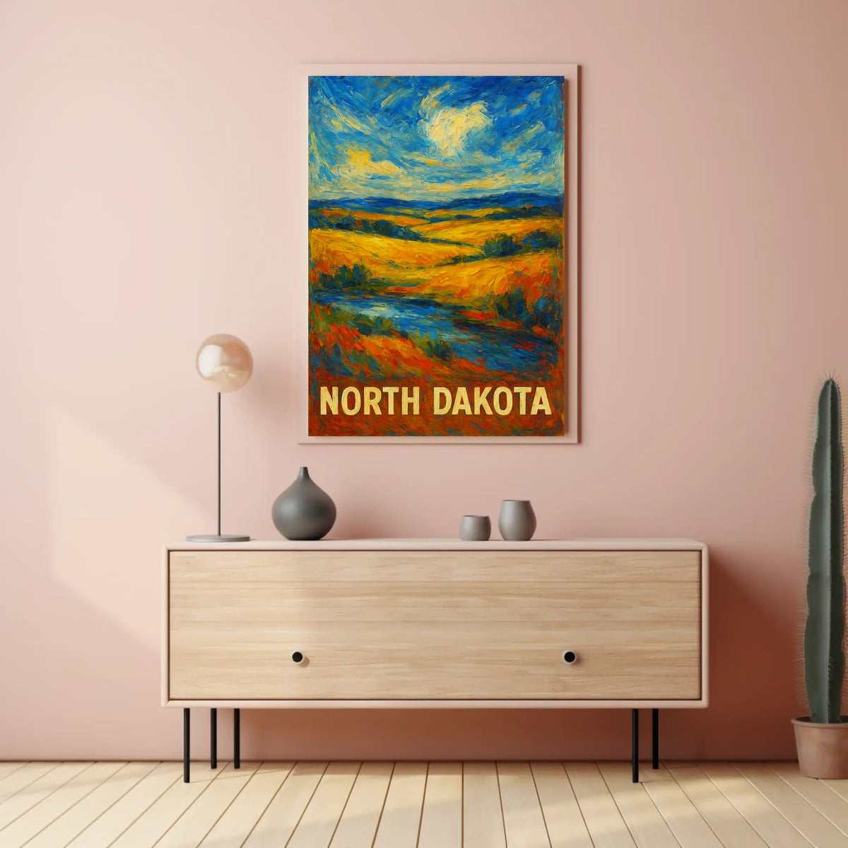 North Dakota Landscape Poster