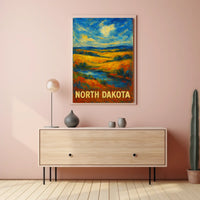 North Dakota Landscape Poster