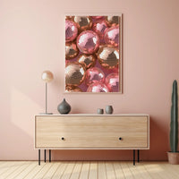 Glamorous Disco Balls Abstract Artistic Poster PosterGoat