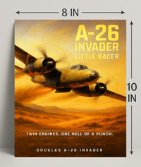 Douglas A-26 Invader Little Racer Poster PosterGoat