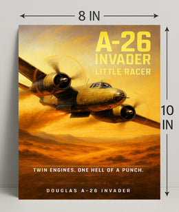 Douglas A-26 Invader Little Racer Poster PosterGoat