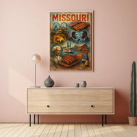 Missouri A Tapestry of Culture and History Poster