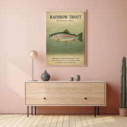 Rainbow Trout Oncorhynchus Mykiss Poster
