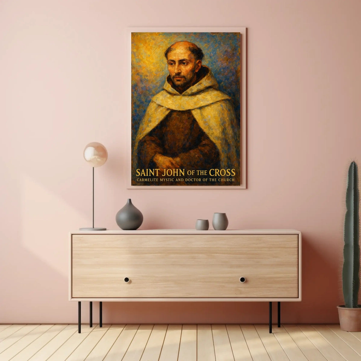 Saint John of the Cross Carmelite Mystic Poster