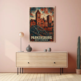 Parkersburg, West Virginia Poster