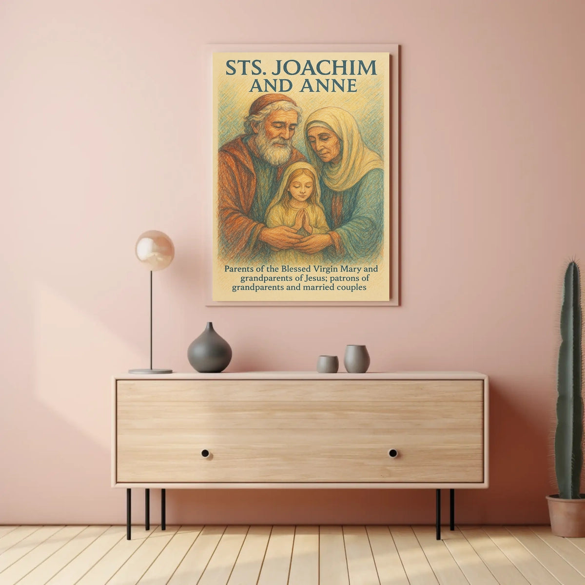Sts. Joachim And Anne Poster