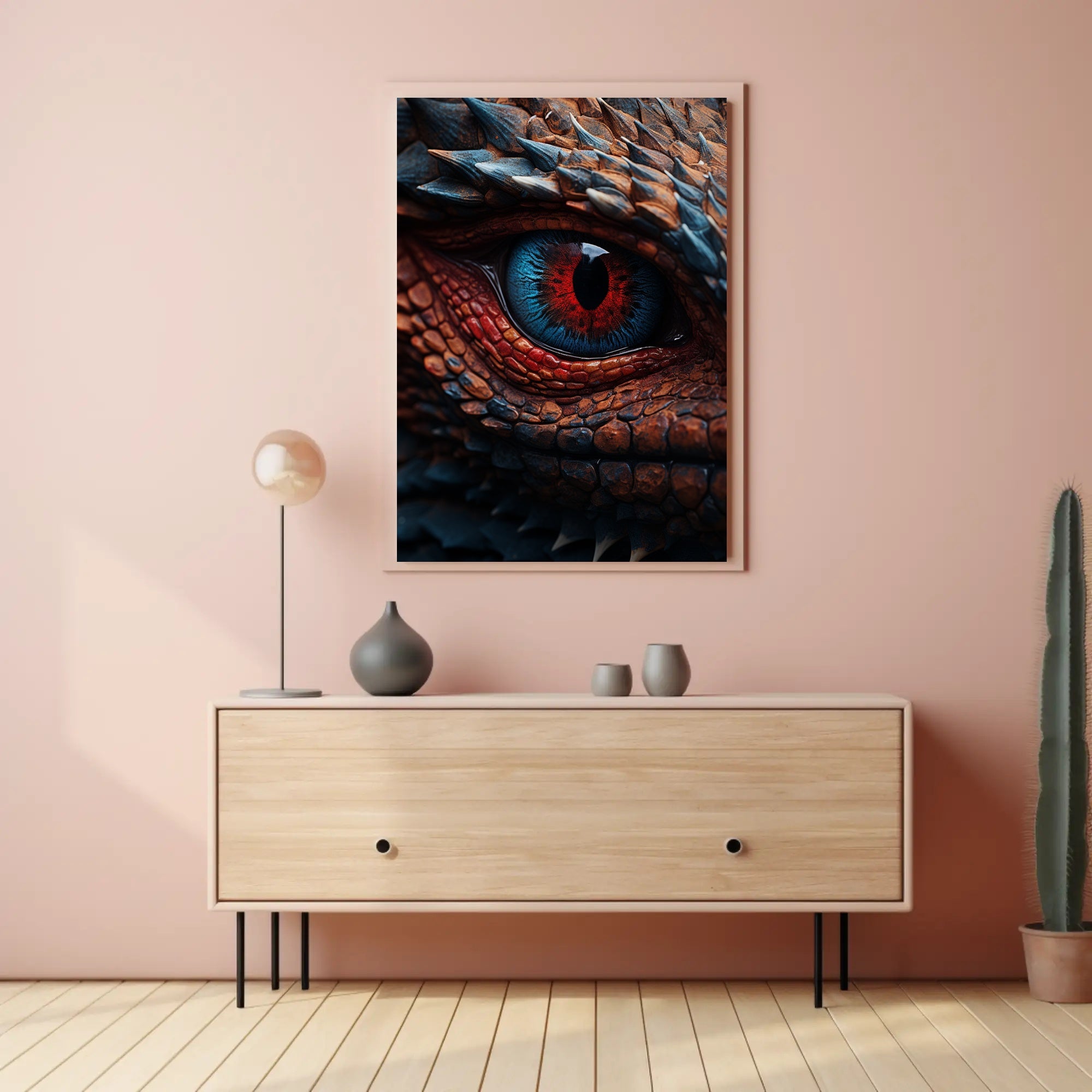 DragonS Gaze Poster