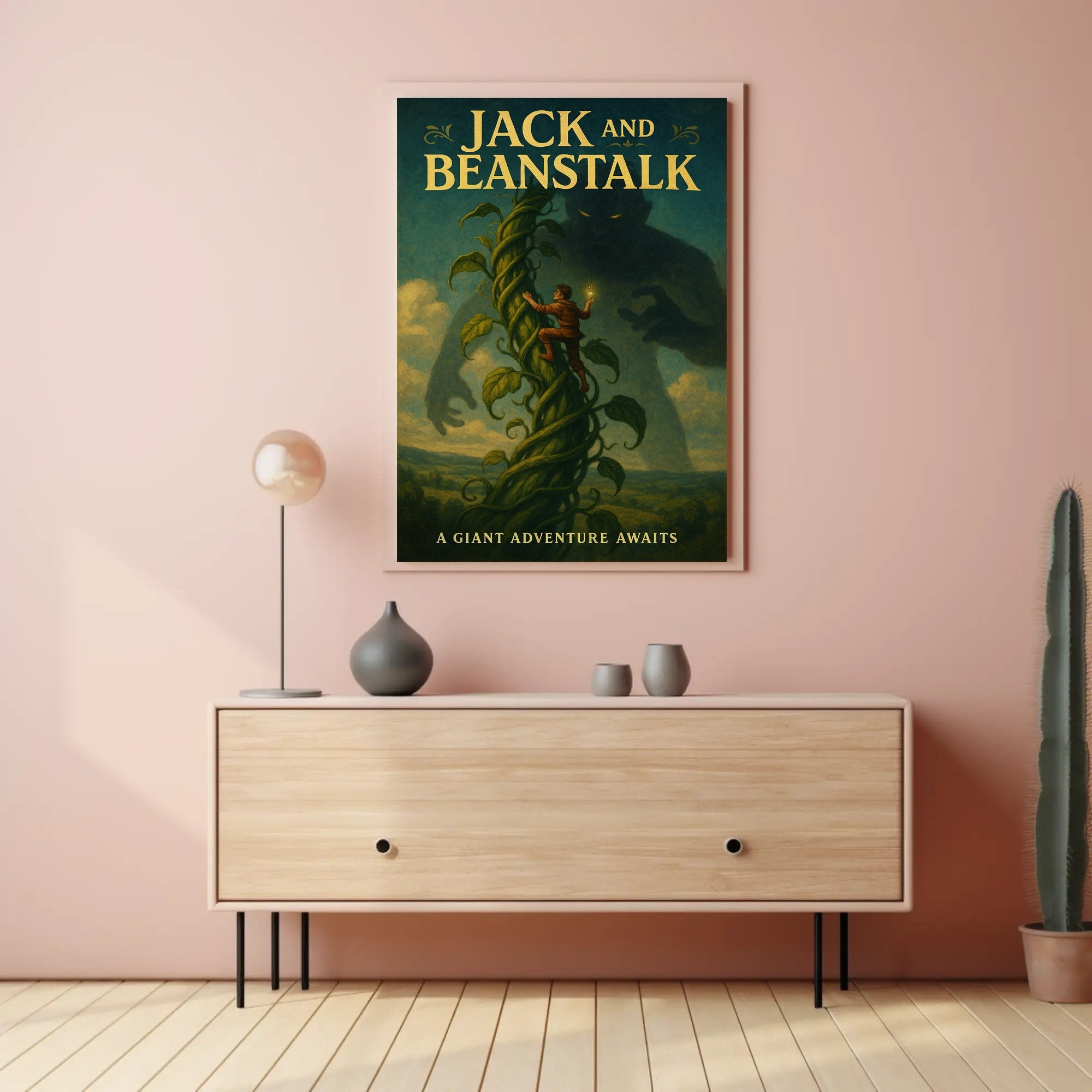 Jack and the Beanstalk Fantasy Adventure Poster