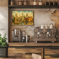 Libya Architectural Desert Cityscape Splendor Poster