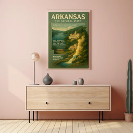 Arkansas The Natural State Poster