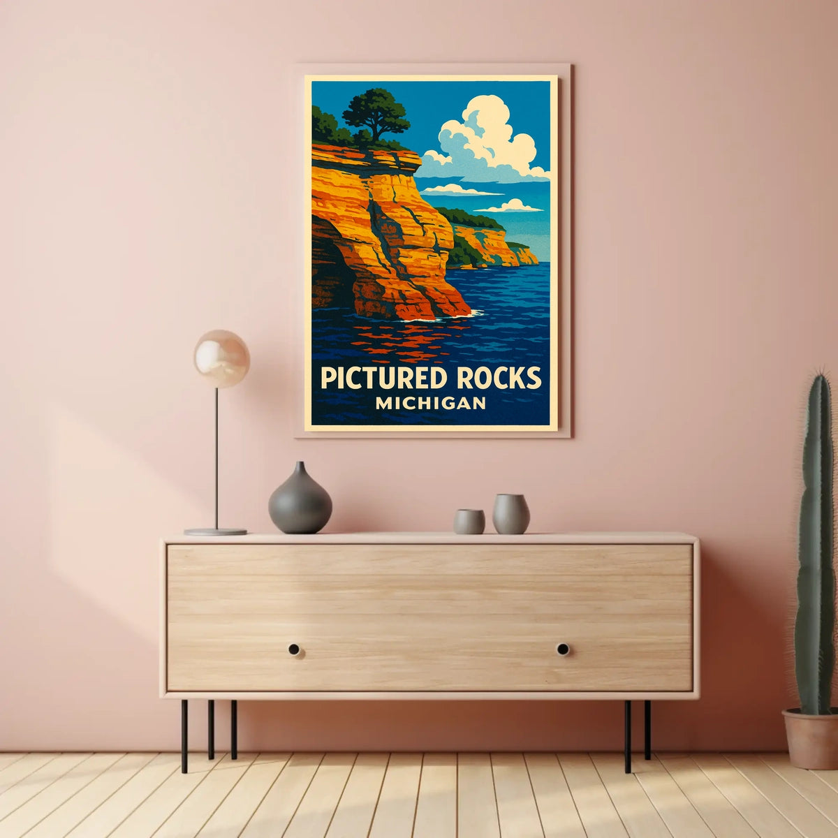 Pictured Rocks, Michigan Poster
