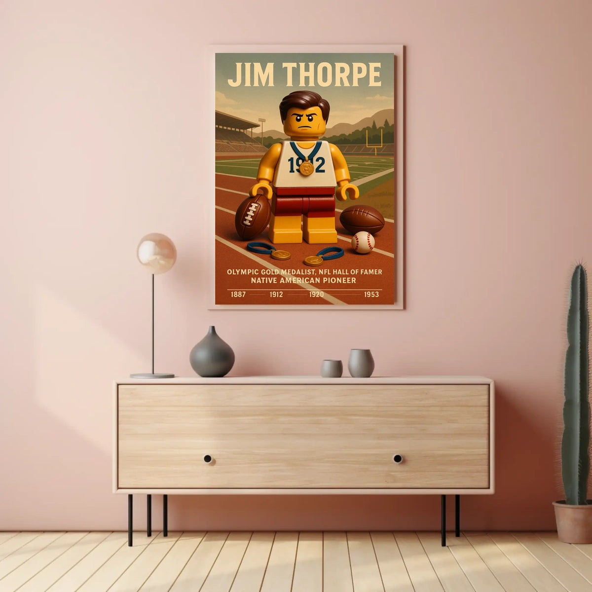 Celebrating Jim Thorpe A Legendary Athlete Jim Thorpe Poster