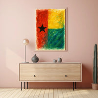Abstract Flag Art Abstract Poster