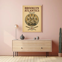 Brooklyn Atlantics Baseball Team Poster