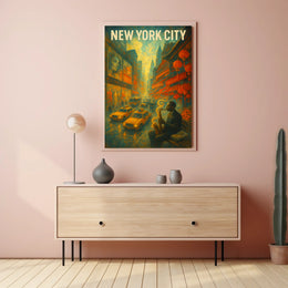 New York City Jazz Vibes Poster