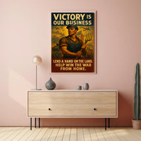 Victory is Our Business Poster