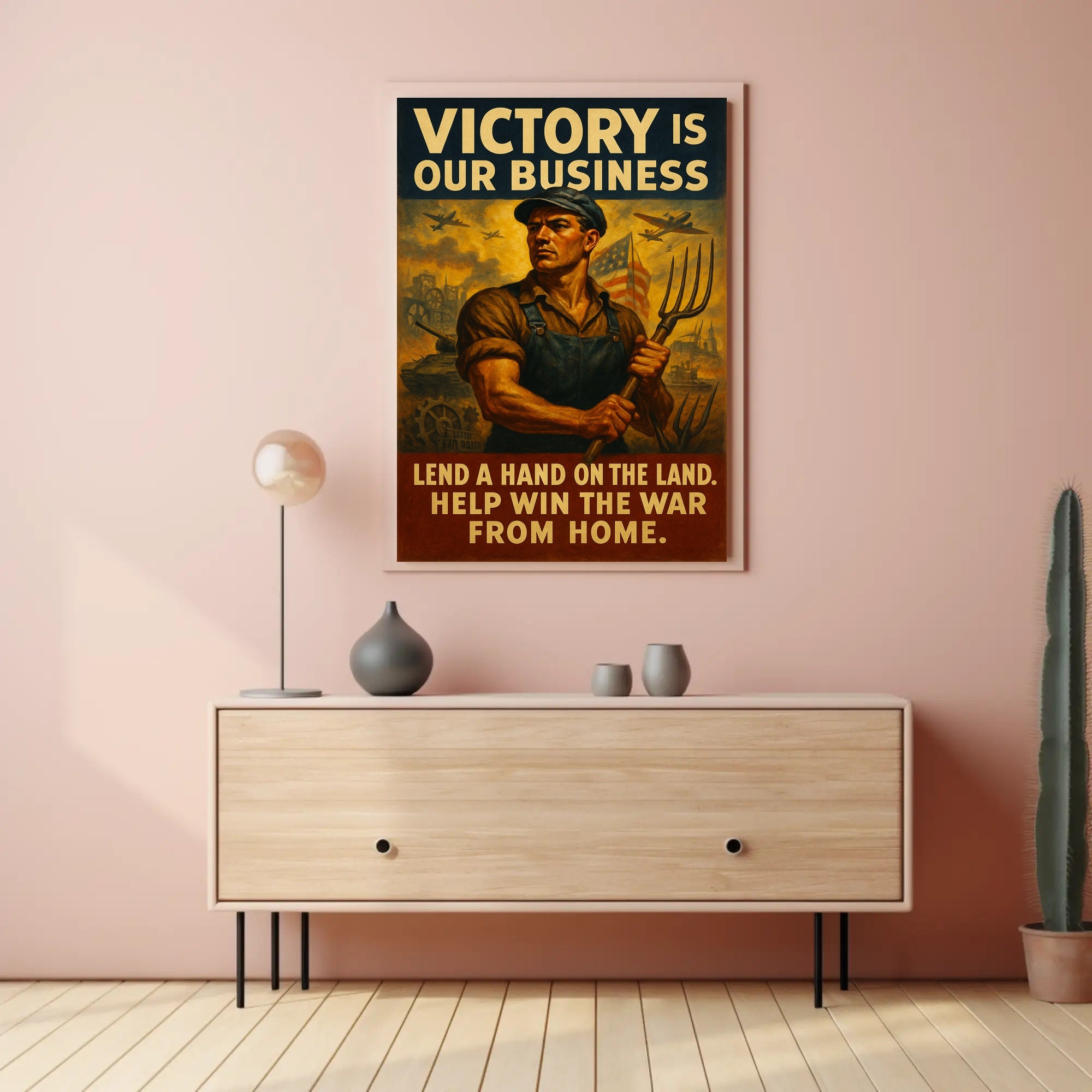 Victory is Our Business Poster