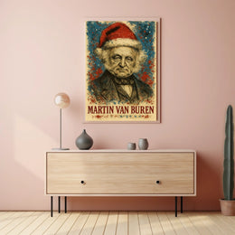 Martin Van Buren 8th President of the United States Christmas SeriesPoster