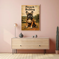French Bulldog Portrait Poster