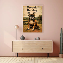 French Bulldog Portrait Poster