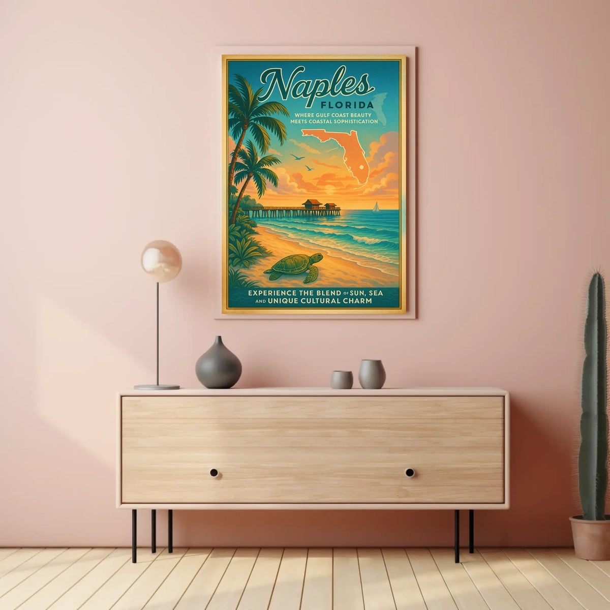 Discover Naples, Florida Poster