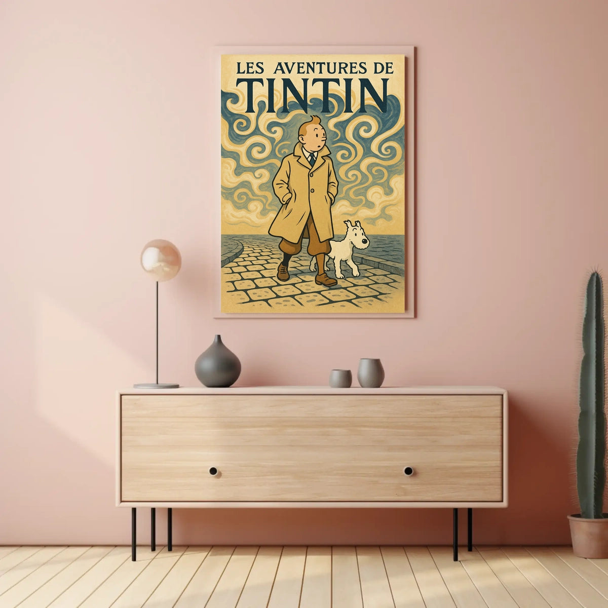 Les Aventures De Tintin Poster