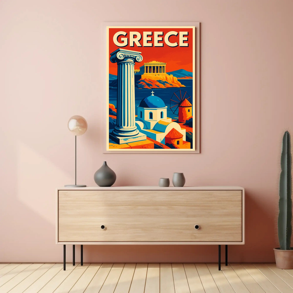 Greece A Timeless Journey Poster
