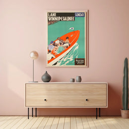 Lake Winnipesaukee Sunday Adventure Poster