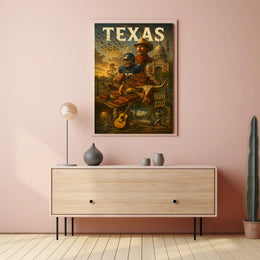 Texas Heritage Montage Poster