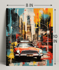 Urban Vibes A Colorful Journey Poster