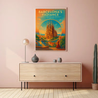 Barcelonas Radiance Poster