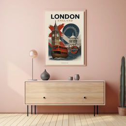 Discover London Poster