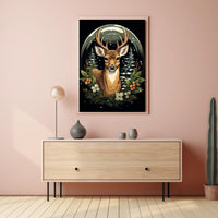 Winter Woodland Majesty Poster