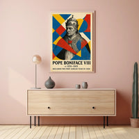 Pope Boniface VIII Historical Religious Art Poster
