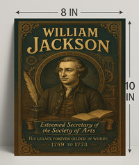 William Jackson Esteemed Secretary of the Society of Arts Poster PosterGoat