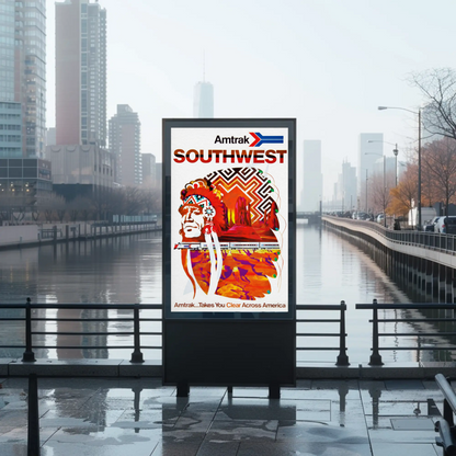 Amtrak Southwest Travel Poster