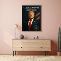 Donald Trump 47th President Political or Propaganda Poster PosterGoat