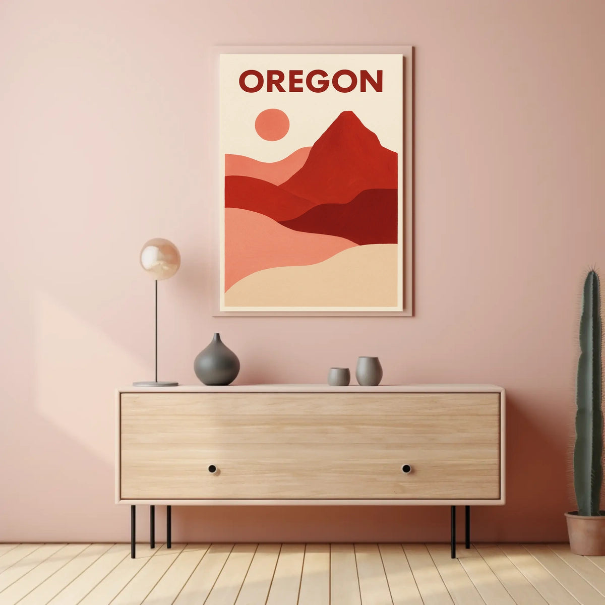 Oregon Landscape Art Poster
