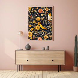 Birds and Blooms Harmony Wall Art Print