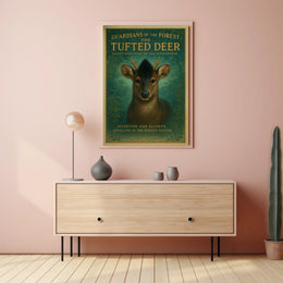Guardians of the Forest The Tufted Deer Poster